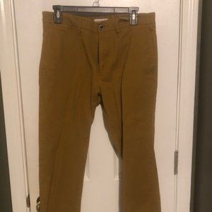 Goodfellow and Co. Slim Nut-Brown Chinos, 33/30